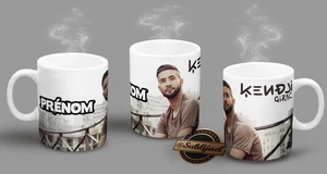 Mug Tasse Personnalisé Avec Prénom de Votre Choix Illustration Kendji Girac - Picture 1 of 1