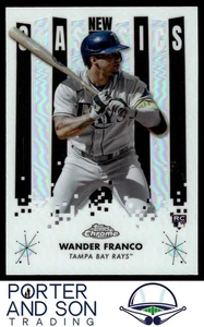 Wander Franco RC New Classics 2022 Topps Chrome #NC-7 Rays Baseball Card - Picture 1 of 2