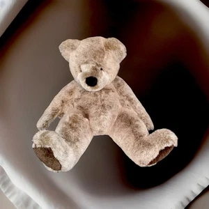 Douglas Cuddle Toy Teddy Bear Brown Large 20” Sit Plush Stuffed Animal Vintage - Picture 1 of 7