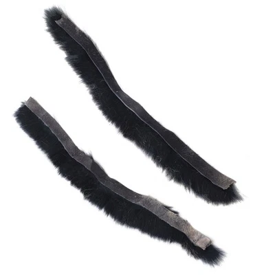 2Pcs/Set Fur Bow String Silencer Traditional Style Archery Noise Dampener Outdoo - Image 1 of 4