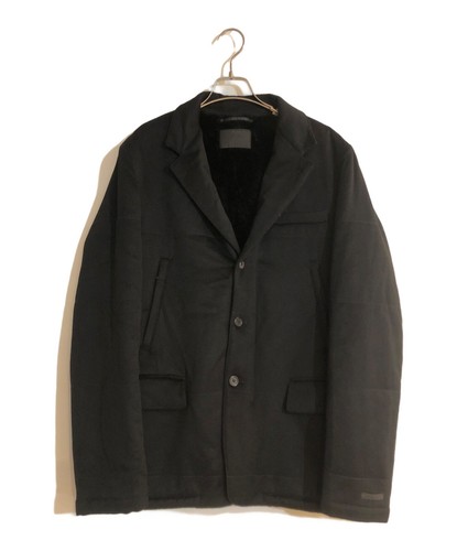 PRADA Giacca imbottita in tessuto cammello colore nero taglia 50