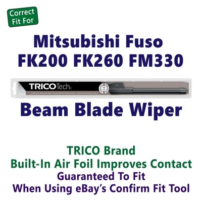Wiper Blade (Qty 1) Beam fits 2008-2011 Mitsubishi Fuso FK200 FK260 FM330 -19260 - Image 1 of 4