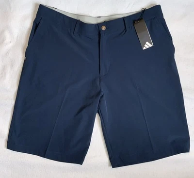 Adidas Men's Woven Golf Shorts 10" Inseam Crew Navy Style ADVS19R722 Size 38 New - Image 1 of 4