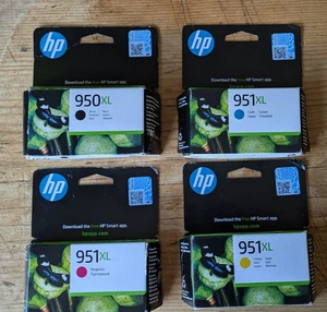 Oryginalne wielopakowe wkłady atramentowe HP 950XL 951XL do Office Jet Pro 8100 8600 nowe - Zdjęcie 1 z 8