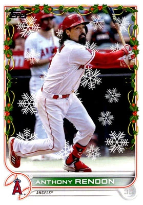 2022 Topps Fire Anthony Rendon Los Angeles Angels #6 - Image 1 of 2