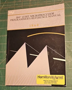 Manual de referencia del programador del microprocesador Intel i860 64 bits, c. 1990 - Imagen 1 de 3