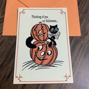 Halloween Thinking Of You Freund Familie 5 "x7" Hallmark Grußkarte - Bild 1 von 8