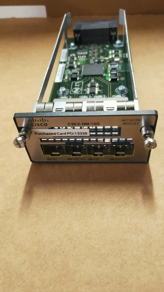 Cisco Systems C3KX-NM-10G Catalyst 3K-X 10G Network Module option PID - Image 1 of 1