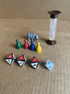 JUMANJI The Board Game Rhino 8-Sided Dice Wood Pawns Replacement Parts Pieces - Picture 1 of 1