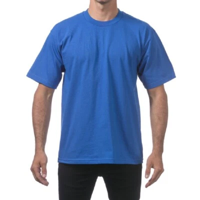 PACK DE 3 CAMISETAS DE ALGODÓN INFORMALES PROCLUB PARA HOMBRE CÓMODAS MANGA CORTA PRO CLUB Foto 1 de 4