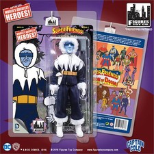 SUPER FRIENDS SERIES 3; CAPTAIN COLD, 8 INCH ACTION FIGURE MOSC NEW MINT 
