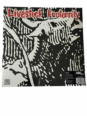 Fraternity Livestock (RSD 2020)  Album Red Vinyl Gatefold Poster Bon Scott AC/DC - Image 1 of 2