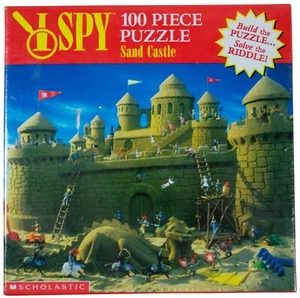New ISPY Sand Castle JIGSAW PUZZLE 100 Piece Scholastic Briarpatch 2004 USA Made - Picture 1 of 3