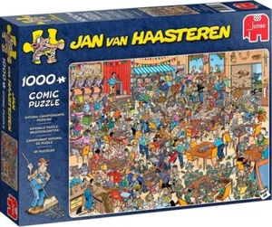 NEW Jumbo Jigsaw Puzzle 1000 Pieces 19090 van Haasteren National Championships - Imagen 1 de 2