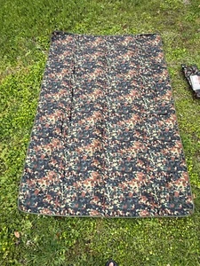 Flecktarn Woobie Blanket Poncho Liner Germany Military Style BRAND NEW - Picture 1 of 7