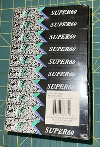 New JC Super 60 60min cassette tapes 10 pack Crystal sound new old stock - Picture 1 of 5