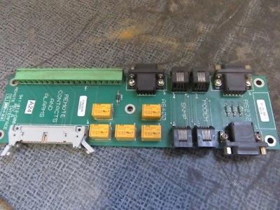 INTERNATIONAL POWERS REMOTE AND ALARMS INTERFACE BOARD 941-012-D004-1 *WARRANTY* - Image 1 of 4