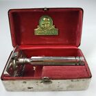 Vintage Ever-Ready All Metal Safety Razor With Metal Case. NO BLADES.