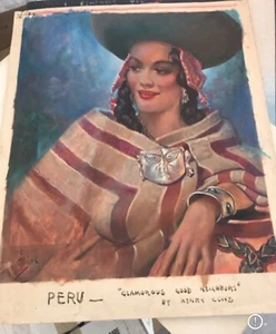 Authentic Signed Henry Clive Painting - Picture 1 of 1