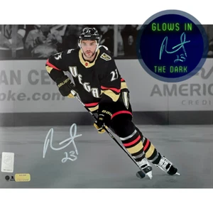 Alec Martinez Vegas Golden Knights Glow in the Dark signiert 11x14 Foto IGM COA - Bild 1 von 8