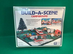 Life-Like Build-A-Scene HO Scale Campground Kit #1374. Sealed in Original Box - Picture 1 of 4