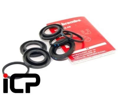 Genuine Brembo Rear Brake Caliper Repair Seal Kit Fits: Subaru Impreza STi 00-07 - Image 1 of 2