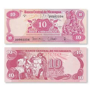 Nicaragua 10 Córdobas, 1979, B428a, P134, UNC - Picture 1 of 2