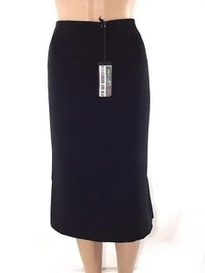 Incotex Damen Rock schwarz Größe 46 knielang Stretch eng anliegend Schlauch Slim - Bild 1 von 8