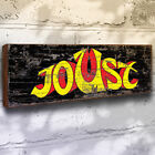 Joust Retro Arcade Game Sign Vintage Style Classic Video Gaming Wood Wall Sign