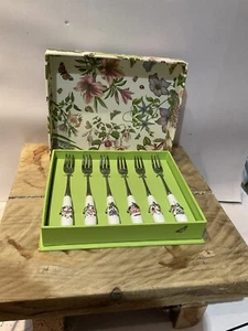 Portmerion Botanic Garden Pastry Fork Set - Picture 1 of 2