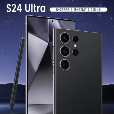 Smartphone S24 Ultra débloqué Android 7,0 pouces 256 Go 6800mAh double SIM 2025 - Photo 1/4