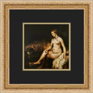 Rembrandt van Rijn Bathsheba with King David's Letter Custom Framed Print - Picture 1 of 2