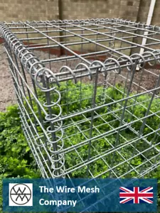 More details for gabion basket / cages retaining stone garden wall heavy duty 4mm wire