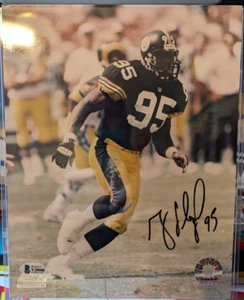 Greg Lloyd Autographed Pittsburgh Steelers 8x10 Photo Beckett (COA) - Picture 1 of 2