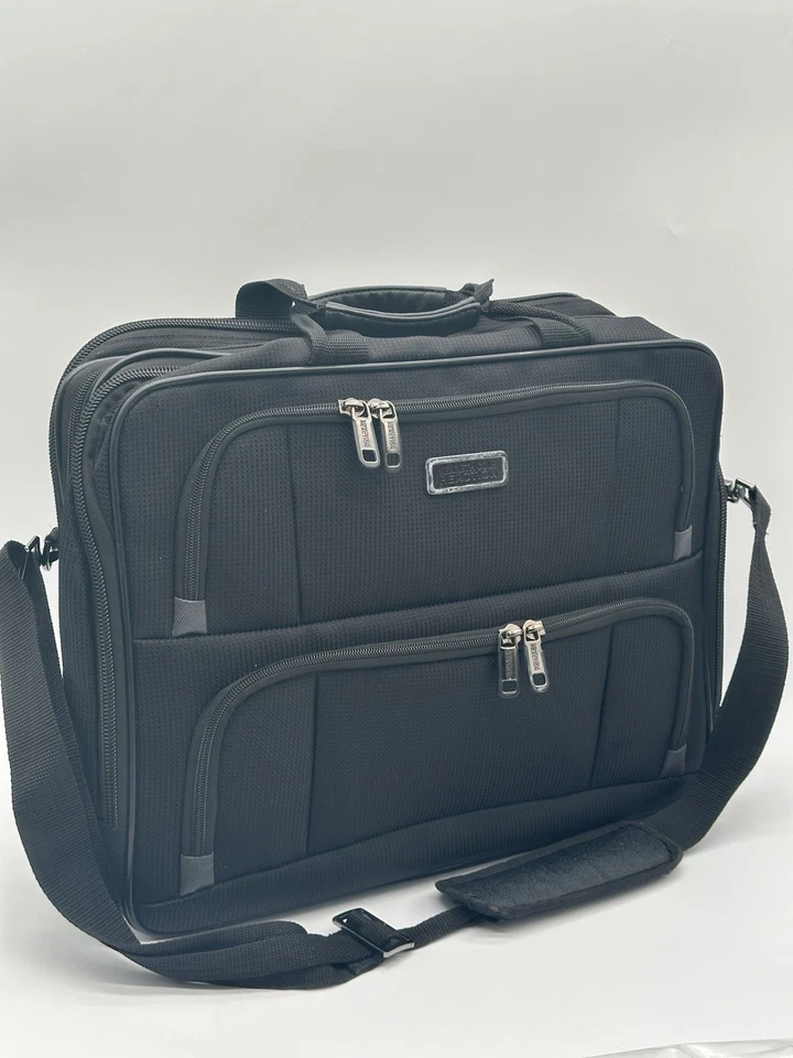 Черный Kenneth Cole реакции наплечная сумка ноутбука сумка органайзер - Изображение 1 из 4