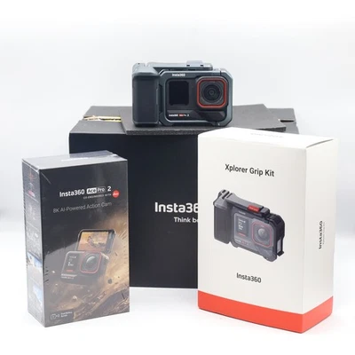 Insta360 Ace Pro 2 Xplorer Bundle Slate Grey 8K Waterproof Action Camera 📦🚚 - Image 1 of 4