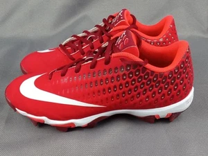 Nike Vapor Fastflex Baseball Cleats Men Shoe Size 8.5 Red AO7945-601 Softball - Picture 1 of 21