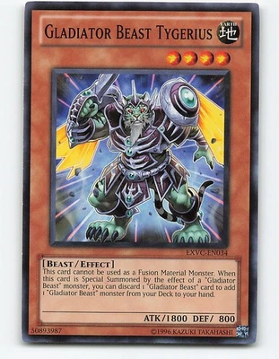 Gladiator Beast Tygerius #EXVC-EN034 Yugioh Card - Image 1 of 2