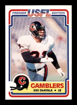 1984 Topps USFL #33 Kiki Deayala  NM/NM+ X3153561 - Image 1 of 3