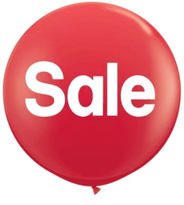 24 inch/36 inch SALE Latex Balloons Giant Big Balloon.Red 2ft 3ft 24" 36" Large - Picture 1 of 1