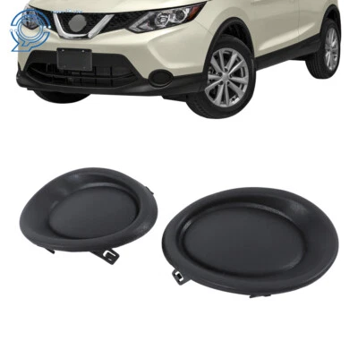 For Nissan Rogue Sport 2017-2019 Fog Light Lamp Covers Bezels Driver+Passenger - Изображение 1 из 4