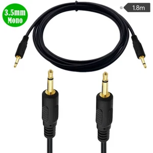 3.5mm 1/8" TS Monaural Mini Mono Audio Connector Male Trigger IR Infrared Cable - Picture 1 of 12