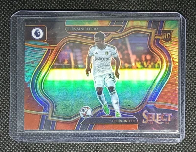 Luis Sinisterra 2022-23 Panini Select EPL Tie Dye Prizm #/49 Leeds Rookie RC - Image 1 of 2