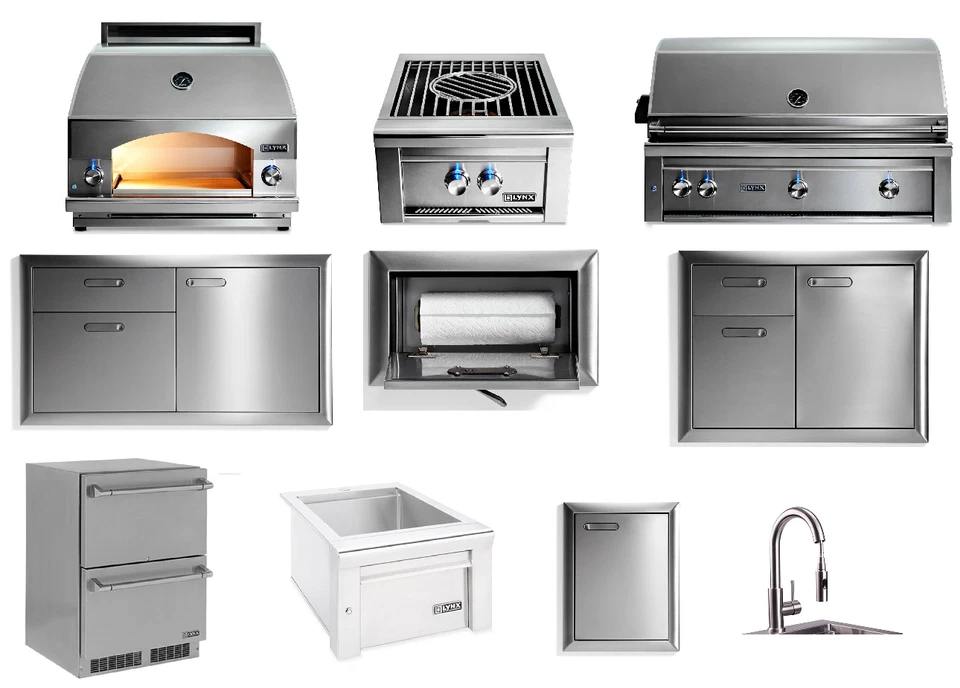 Lynx Professional Grill Series LSA424 42" Storage Door/Double Drawer Combination
