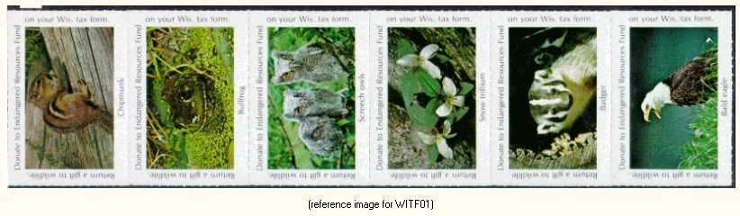 D2K Wisconsin 1983 Endangered Species Stamps - Image 1 of 1