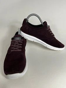 Scarpe VANS uomo 8,5 donna 10 iso 1,5 sneakers bordeaux scamosciato skater basse - Foto 1 di 9