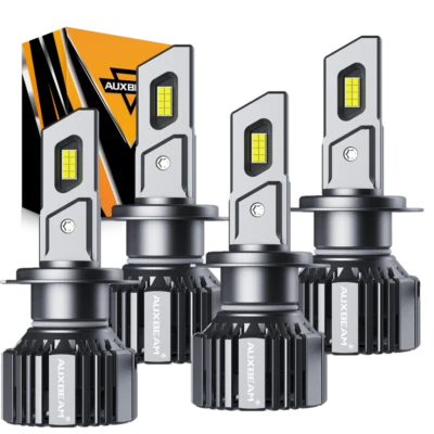 Kit de faros de haz alto y bajo AUXBEAM para Mercedes-Benz C250 C300 C350 bombillas LED Foto 1 de 4