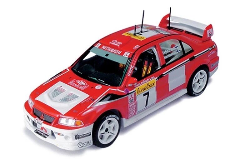 1/43 IXO RAM003 Mitsubishi Lancer 1st 2001 Monte Carlo #7 Makinen & Mannisenmaki - Image 1 of 1