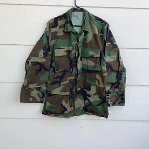 U. S. Army Combat Coat Shirt Woodland Camo BDU Camouflage Small Regular MINT - Picture 1 of 4