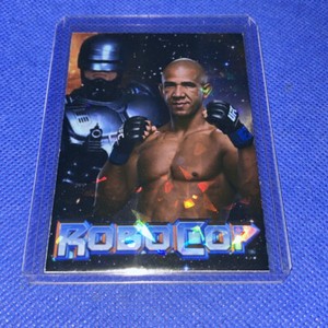 Gregory Rodrigues ROBOCOP Custom UFC MMA Refractor Rookie Holo Prizm Card